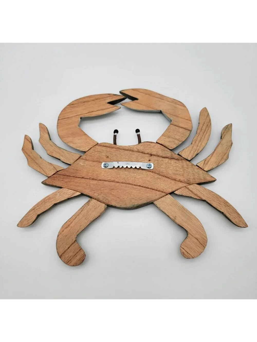 Blue Crab Wood Wall Art Nautical Coastal Decor